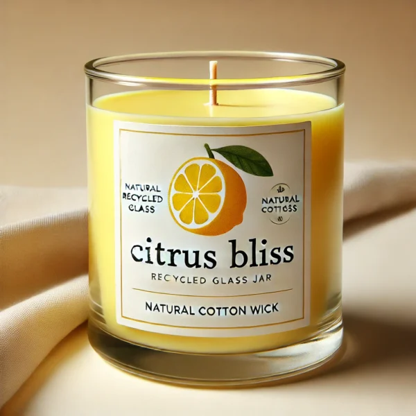 "Citrus Bliss" Vela Limón