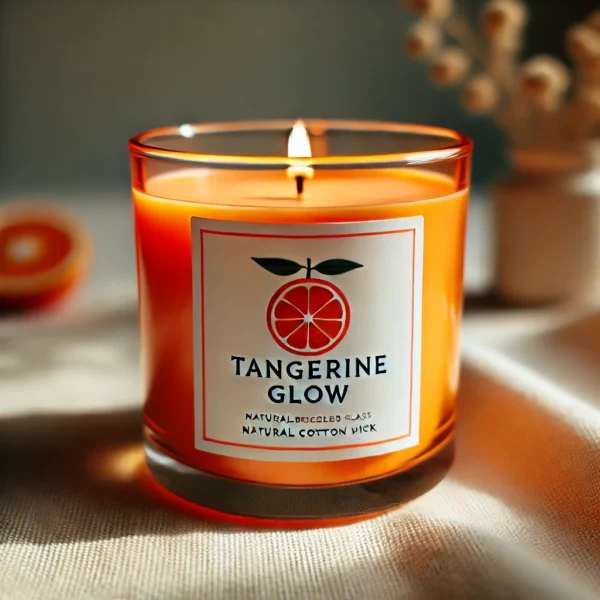 "Tangerine Glow" Vela Naranja