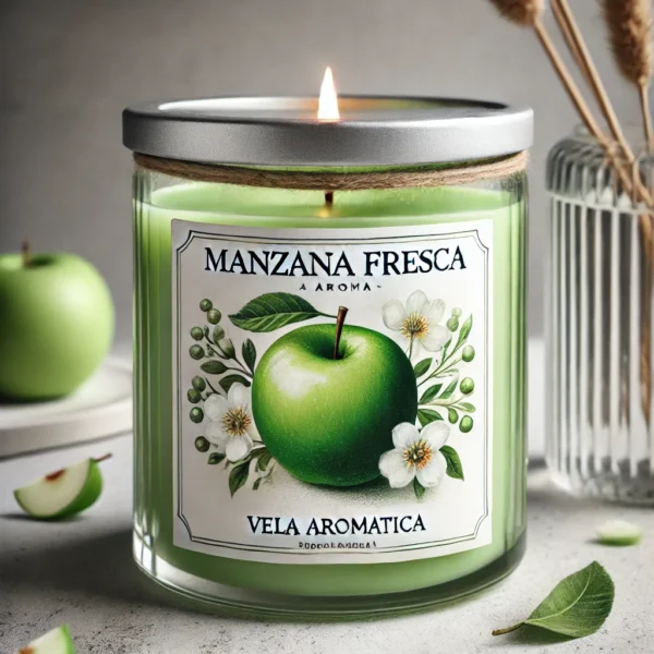 "Manzana Fresca" Vela Aromática