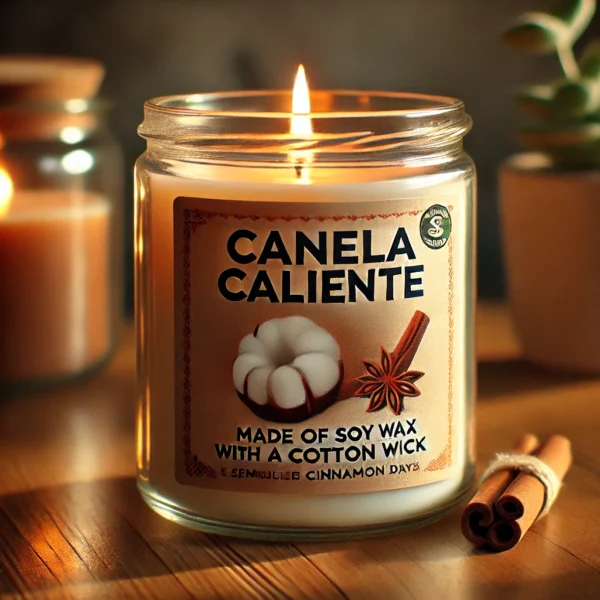 "Canela Caliente" Vela Aromática